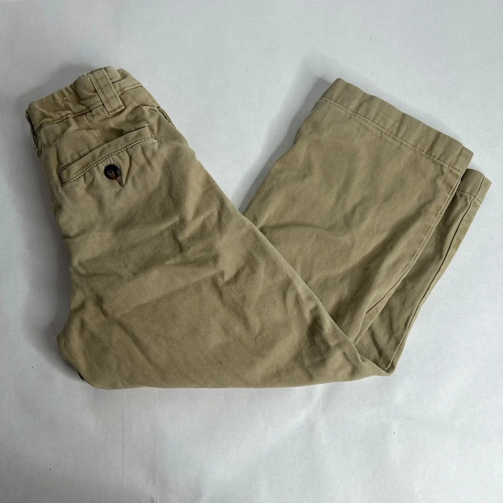Gap Kids Easy Fit Slim‎ Brown Tan Khaki Pants Boys Girls Size 6 S Dress